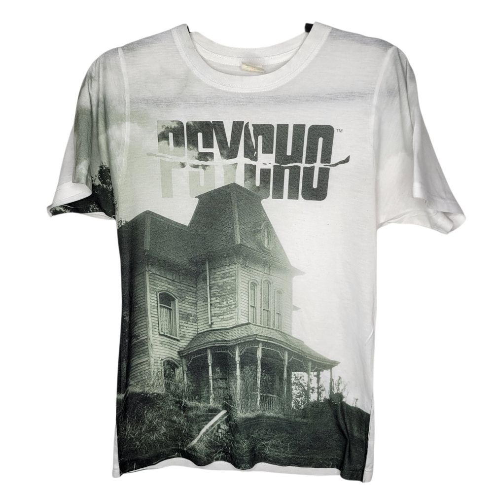 Vintage Pyscho TV Show Promo Bates Motel Movie T-Shirt Horror Thriller Sz Small